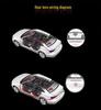 M80 Pro 4-Channel Dash Cam with Four Lenses, 1080P HD, Infrared Night Vision, and Parking Monitor