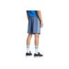 Adidas Originals Pinstripe Sprinter Shorts With Elastic Waist And Logo Print Men Shorts Blue IU0196