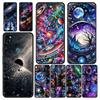 Universe Starry Sky Moon Phone Case Cover for Google Pixel 10 9 8 7 6 9A 8A 7A 6A Pro Shockproof Soft TPU 9 Pro XL Shell Capas