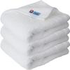 Imaa Imabari Certified Large Face Made In White Towels, 3-Piece Set, Fluffy, Thin, Absorbent, Quick-Drying, Japan, 100% Cotton, Vacuum-Compressed