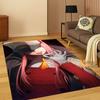 Sexy Girl Zero Two DARLING In FRANXX Cartoon Carpet Rug for Bedroom Living Room Sofa Doormat Home Decor,Kid Area Rug Non-slip