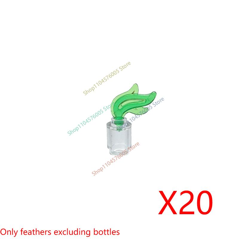 MOC City Scene Accessories Building Blocks Medieval Bonfire Flame Wine Bottle Reagent Bottle Box Compatible Mini Bricks Toys T11