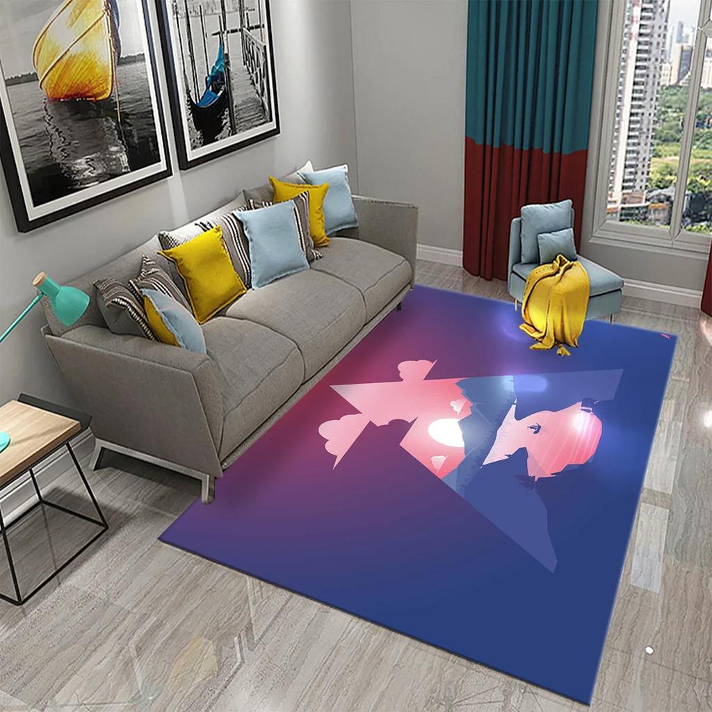 3D Background Stars Minimalist Carpet for Kitchen Living Room Bedroom Decor Floor Rug Toilet Bathroom Mat Doormat Mat Carpets