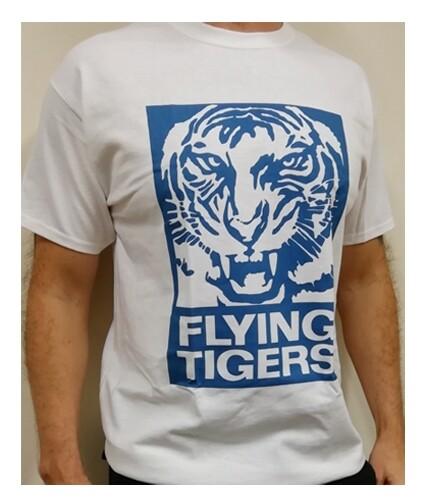 Flying Tigers T-shirt Retro Cargo Airline Military Cold War USA Air Force W118