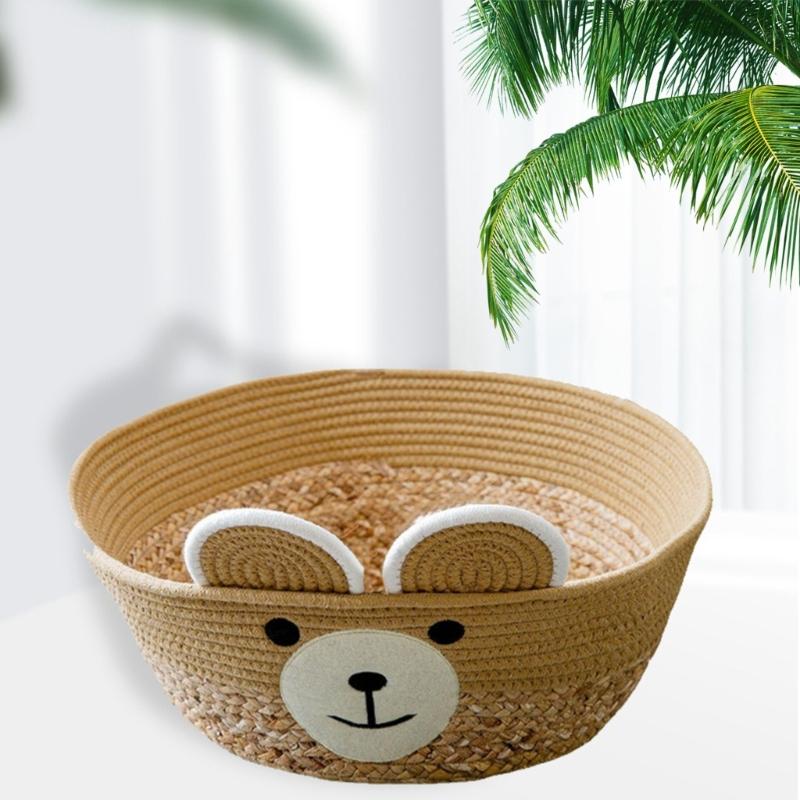 Cats Puppy Bed Basket Base Detachable Cushion Basket for Small To Medium Pet Creative Pet Bed Cute Nest