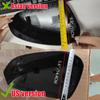 For Honda Accord 2008 2009 2010 2011 2012 Car Replacement Rearview Side Mirror Cover Wing Cap Exterior Door Case Trim Black Auto