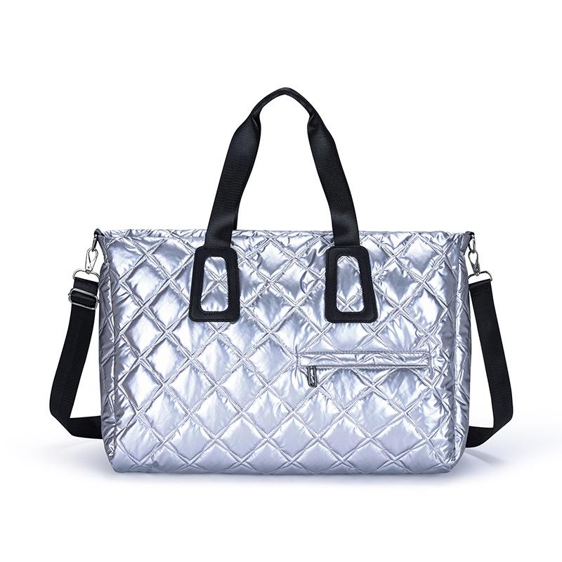 Fashionable and Personalized Shiny Wet and Dry Separation Sports Gym Bag Short-distance Outdoor Waterproof Yoga Bag Handheld Travel Bag