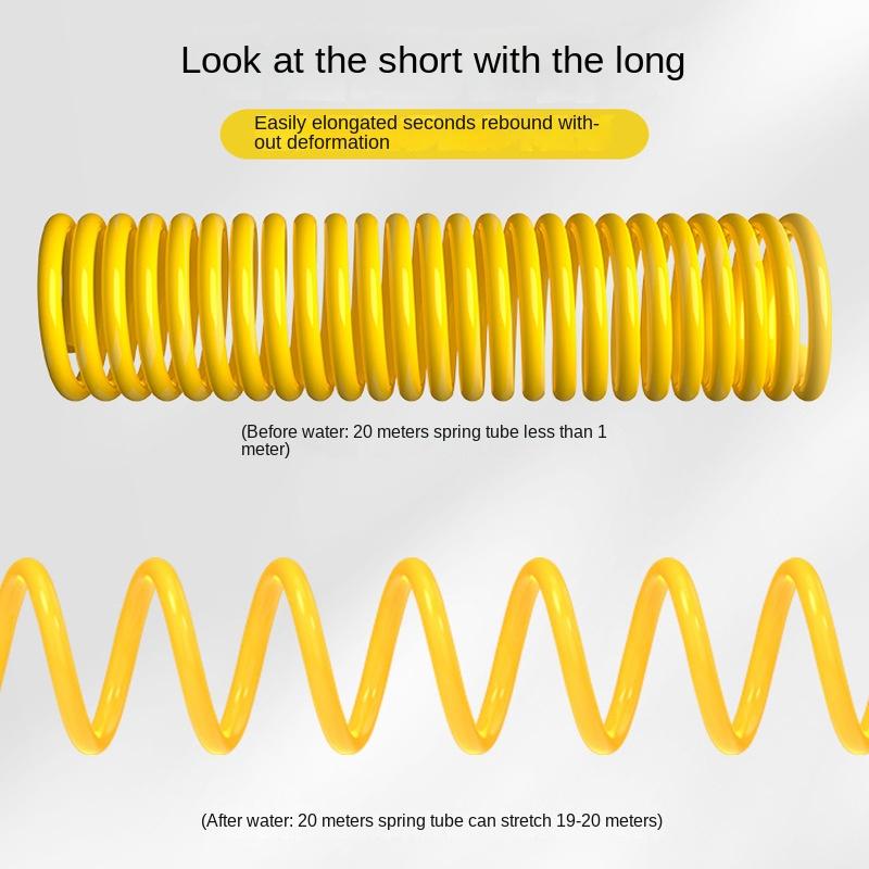 10-20 Meter Telescopic Water Pipe with High-pressure Nozzle Car Washing Tool Set Extension Hose Water Hose for Pressure Cleaner