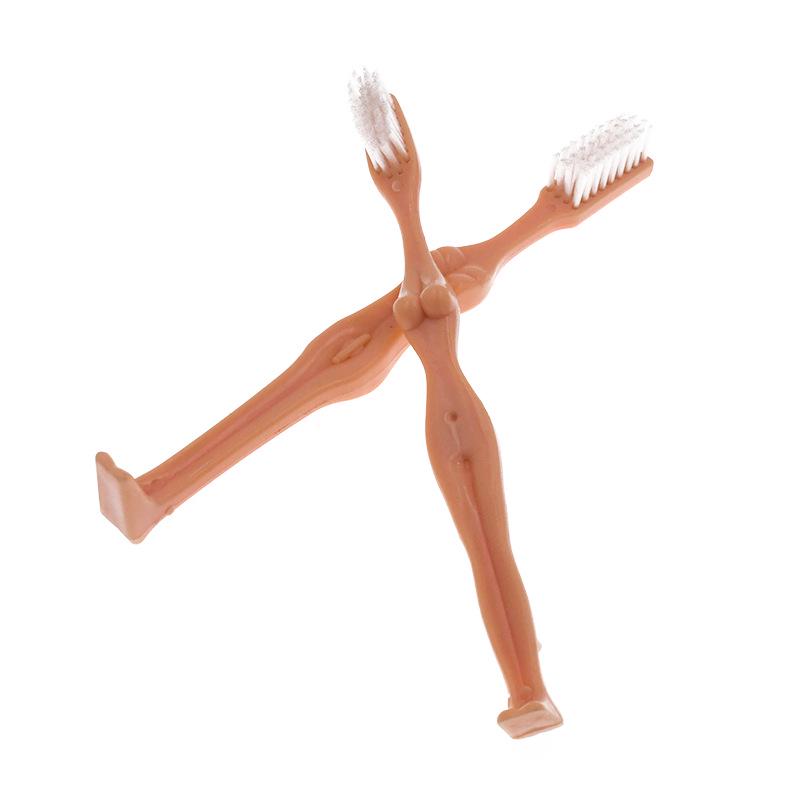 Eco-friendly PVC Bachelorette Party Funny Toothbrush Prop: JJ & Female Boob Design