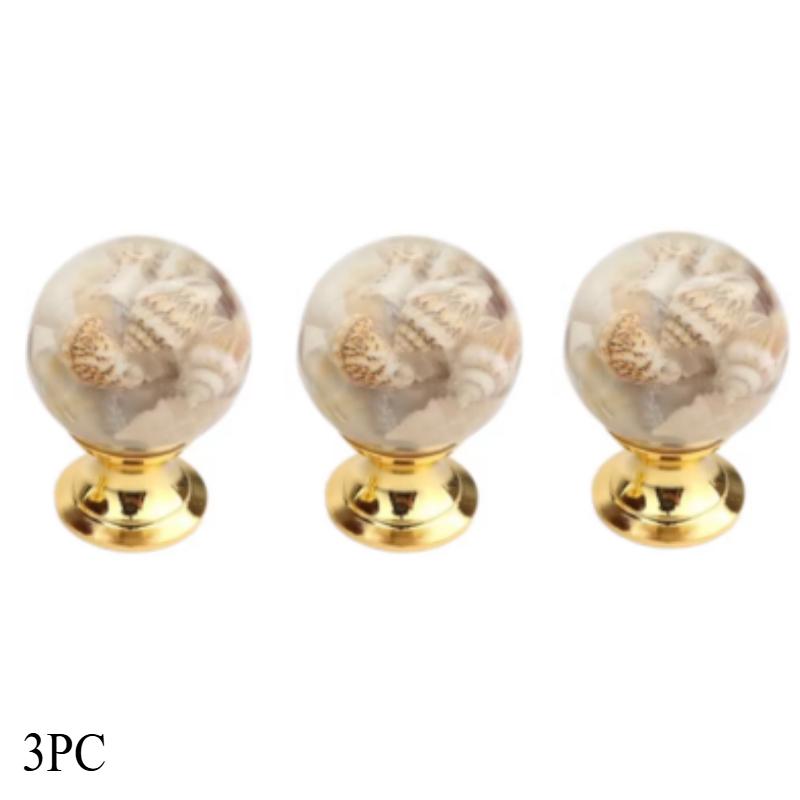 Harts Handtag - Bärnstensskal Tigeröga Guld Skåpsknopp - Låda Dörr Fönster Kök Möbler Beslag Handtag Tillbehör