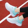 Korean Version of Trend Versatile Commuter Casual Shoes Sports Flying Woven Women's Shoes Low-top Design Soft Sole Air Cushion Women's Trend