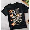 Bleach Ichigo Kurosaki Manga Graphic T-shirt Vintage Washed Dark Anime Unisex Oversized Crew Neck Cotton Short Sleeve Summer Top