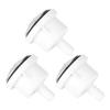 3pcs Bathtub Air Jet Plastic Bathtub Air Bubble Nozzle with 9 Holes for Spa Pool Accessory