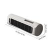 Portable Air Conditioner Fan 3000mAh Quiet Desktop Tower Fan  Non-drilling Circulating Fan 3 Speeds Adjustable