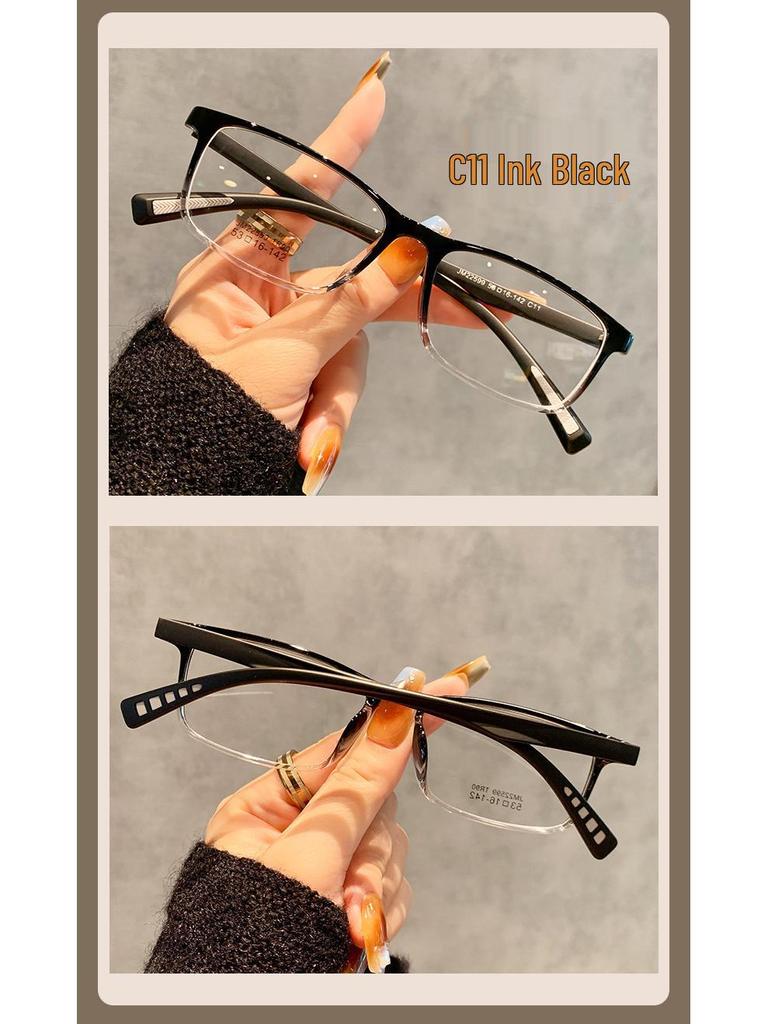 High Prescription Myopia Glasses: Ultra-Light, Anti-Slip Square Frames for Women with Small Faces