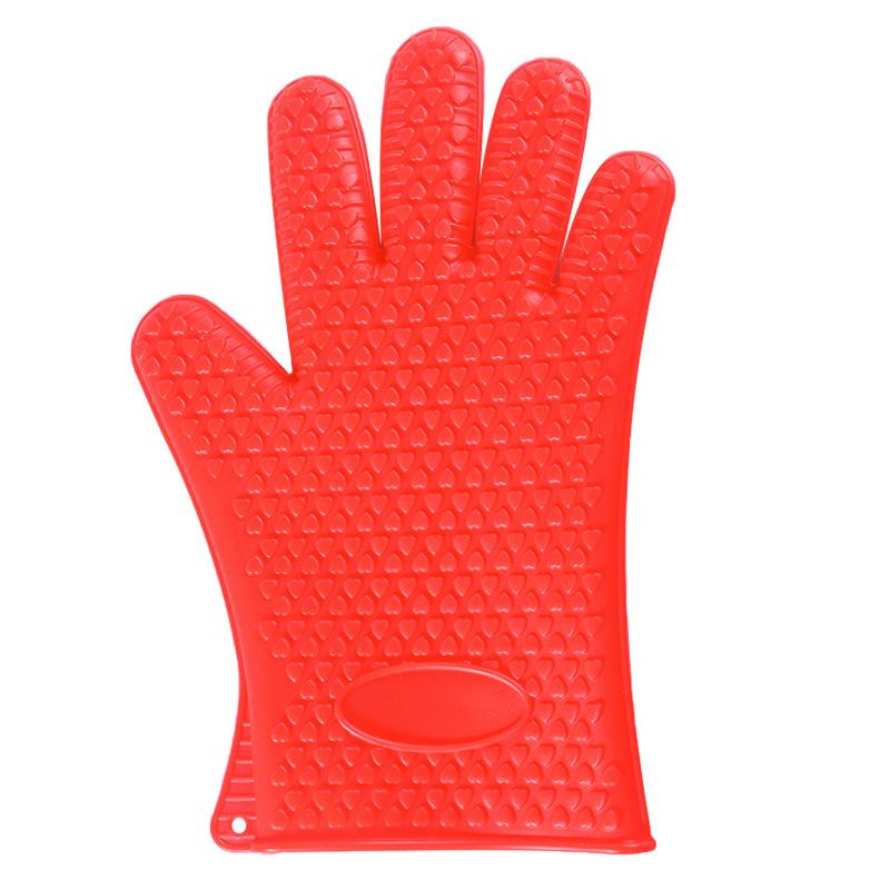 Baking Silicone Microwave Oven Gloves BBQ Grill Gloves Heat Resistant Oven Mitts Kitchen Gadgets Kitchen Accessories