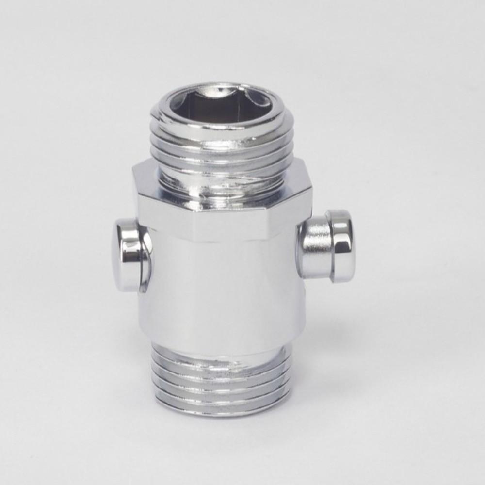 Water Pressure Control Shower Head Arm Diverter Sprayer Shut-Off Switch  Bathroom Parts