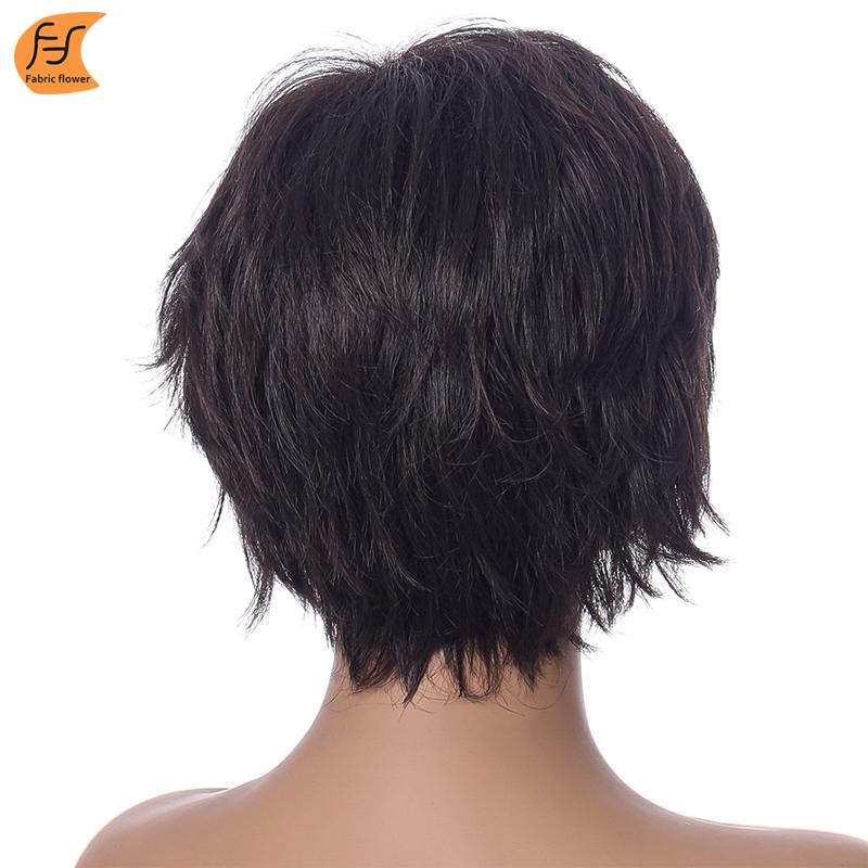 Short Curly Hair Women's Chemical Fiber Wig Head Cover Short Hair