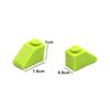 50pcs Roof Tile 1X2 Blocks With Slope 45 MOC Enlighten Building Bricks Sets Accessories Boys Toys Compatible Classic Parts 3040