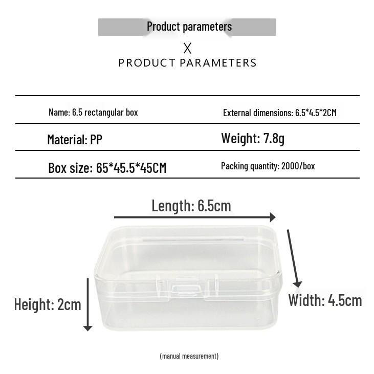 Cutie de depozitare și afișare pentru feronerie din plastic transparent