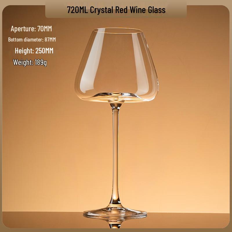 Ming Zhan Xuan European 720ml Wine and Champagne Glass