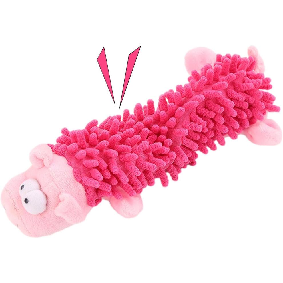 Chew Toy for Puppies - Portable Plush Toy for Dogs, Durable Toy in Bright Colors, Interactive Squeeze Toy
