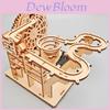 Technology Small Construction Wooden Electric Track Marble Toy For Kids Educational Play