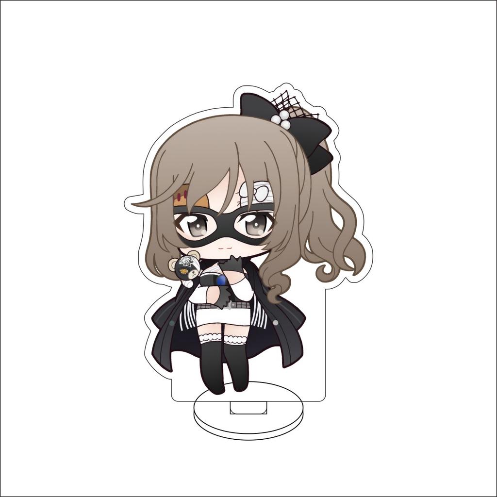 10CM Anime GIRLS und PANZER Figure Stand Model Nishizumi Miho/Isuzu Hana/Akiyama Yukari Cute Desk Decor Standing Sign Gifts