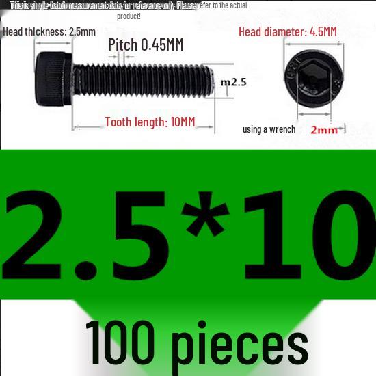 High-Strength Grade 12.9 Internal Hex Head Screws M1.4-M20