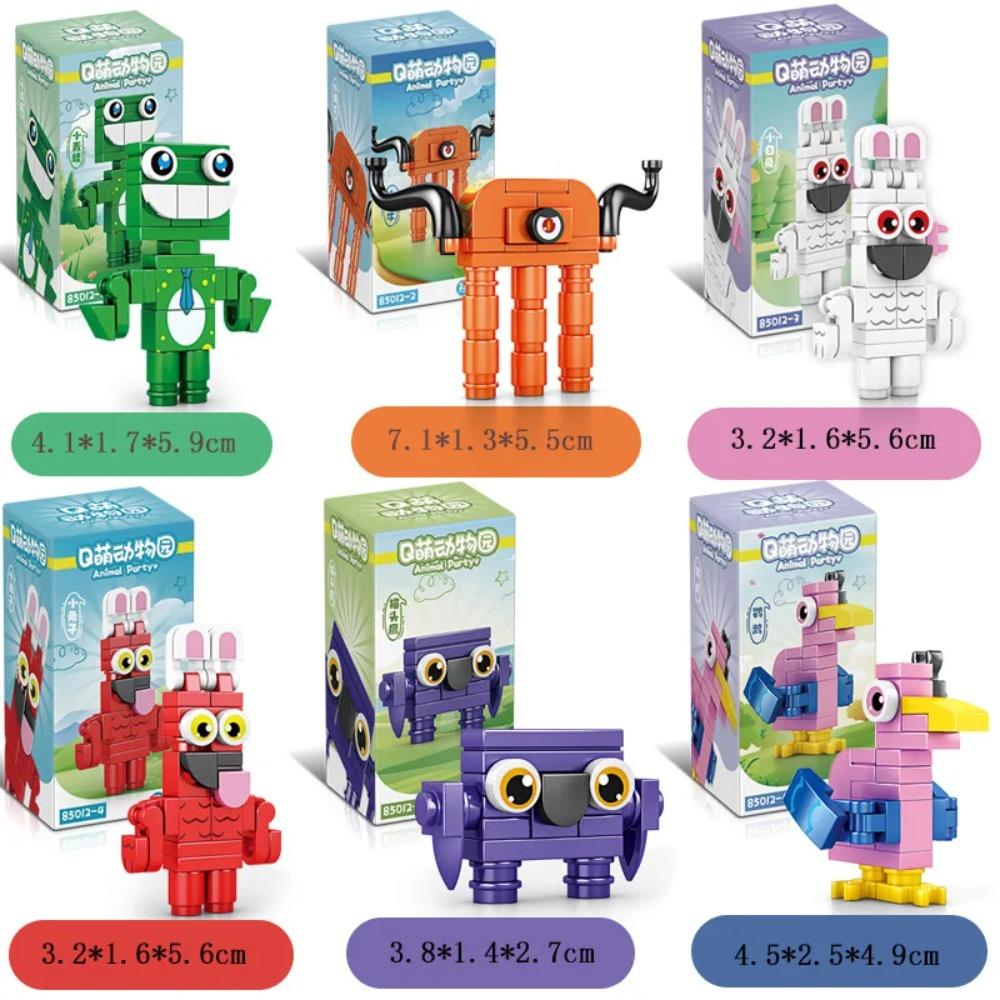 Set di blocchi da costruzione 9 in 1 Monster Garten of BanBan Gioco del giardino Blocchi da costruzione anime Giocattoli Modello fai-da-te per bambini Regalo di Capodanno