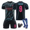 2324 Manchester City Zwei Champions League Edition Erwachsene Kinder Studenten Trainingsset Trikot Sportbekleidung Herren Damen Fußball