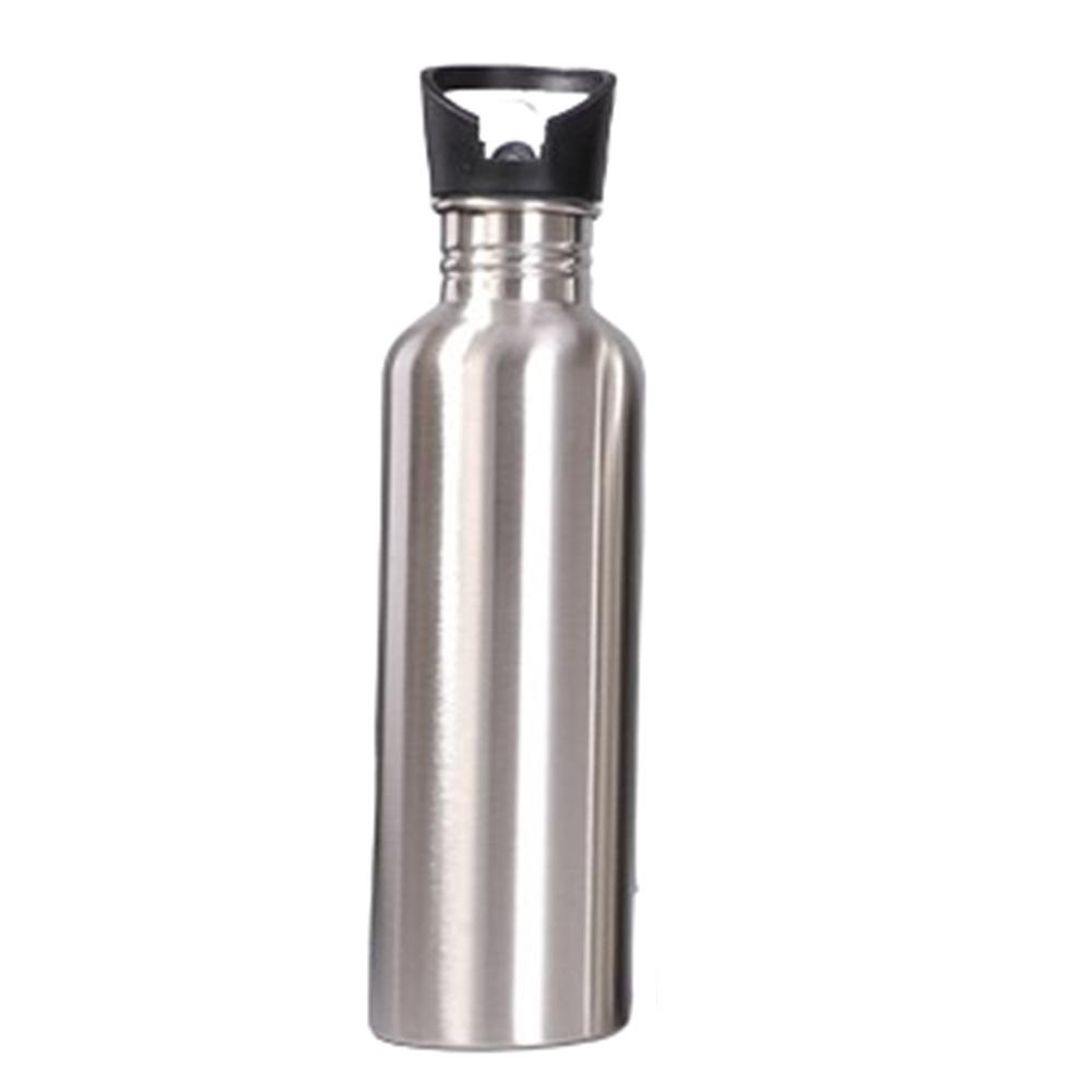 Single Walled Water Bottle with Handle Large Capacity Outdoor Travel Cup  Cycling