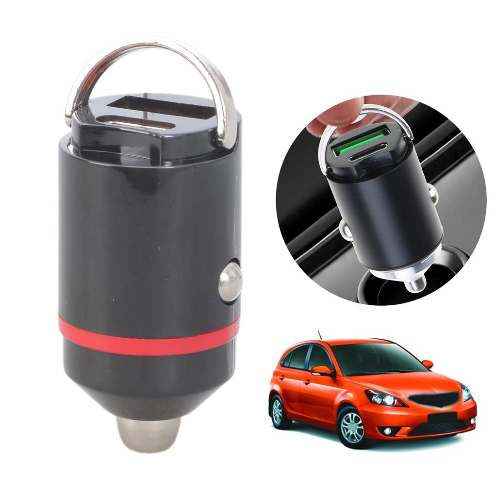 USB C Autoladegerät Adapter Zigarettenanzünder USB Ladegerät Schnellladung USB C Autotelefonladegerät PD30W/66W/100W