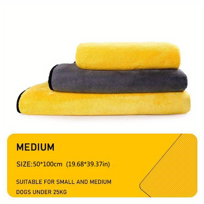 Soft Ultra-Absorbent Quick-Dry Pet Towels - Versatile for Cats & Dogs Bath, Car Cleaning & Home Daily Use