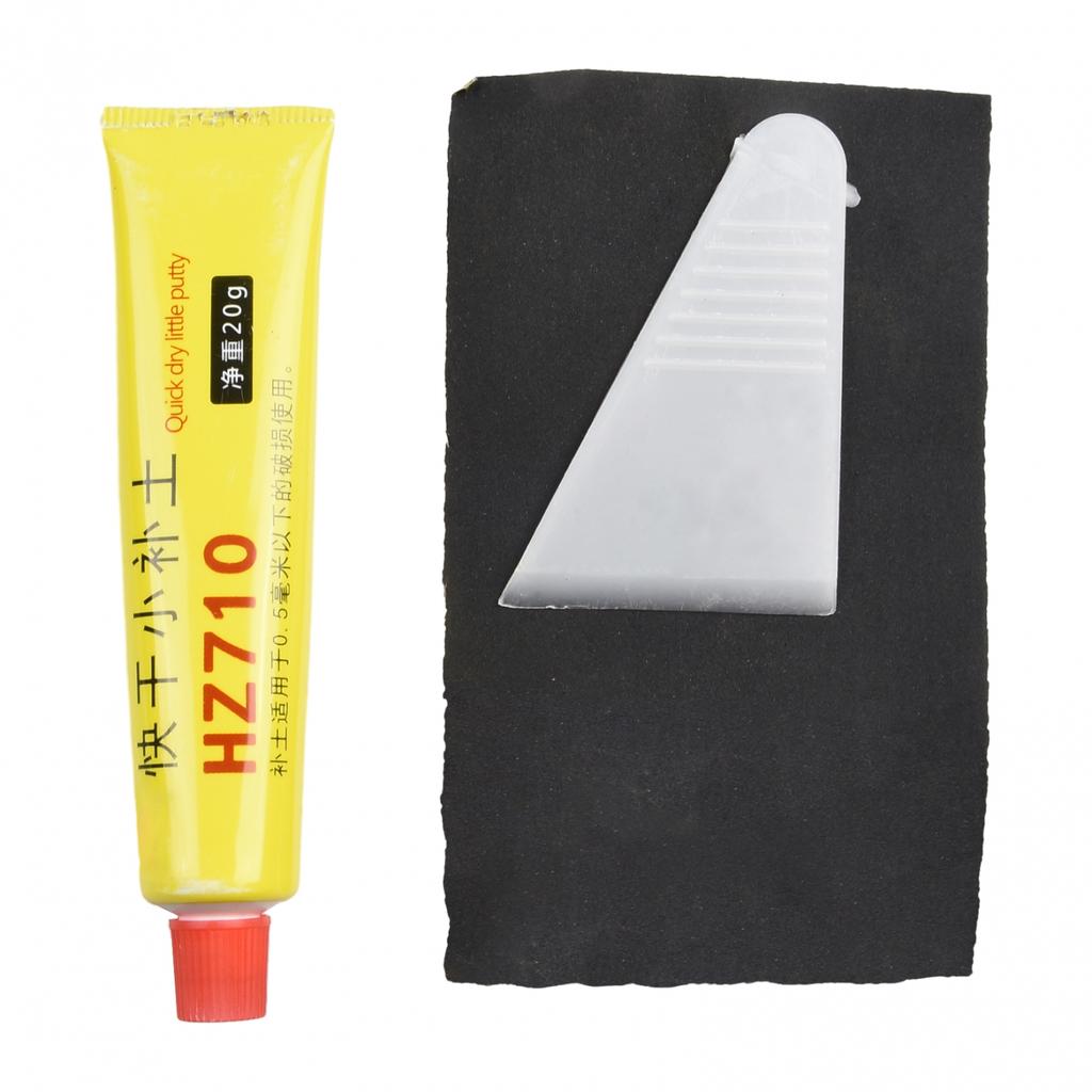4 st/set Reparationsverktyg för repor Svart Grå Repfyllmedel 20g