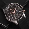 Maserati Sfida Men's Watch, 10 ATM Water Resistant, Black Dial, Chronograph Quartz Movement, Officially Authorized [2-Year Warranty]