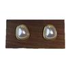 French Retro Simple Geometric Square High-end Sense Simple Commuting Stall Versatile Women's Stud Earrings