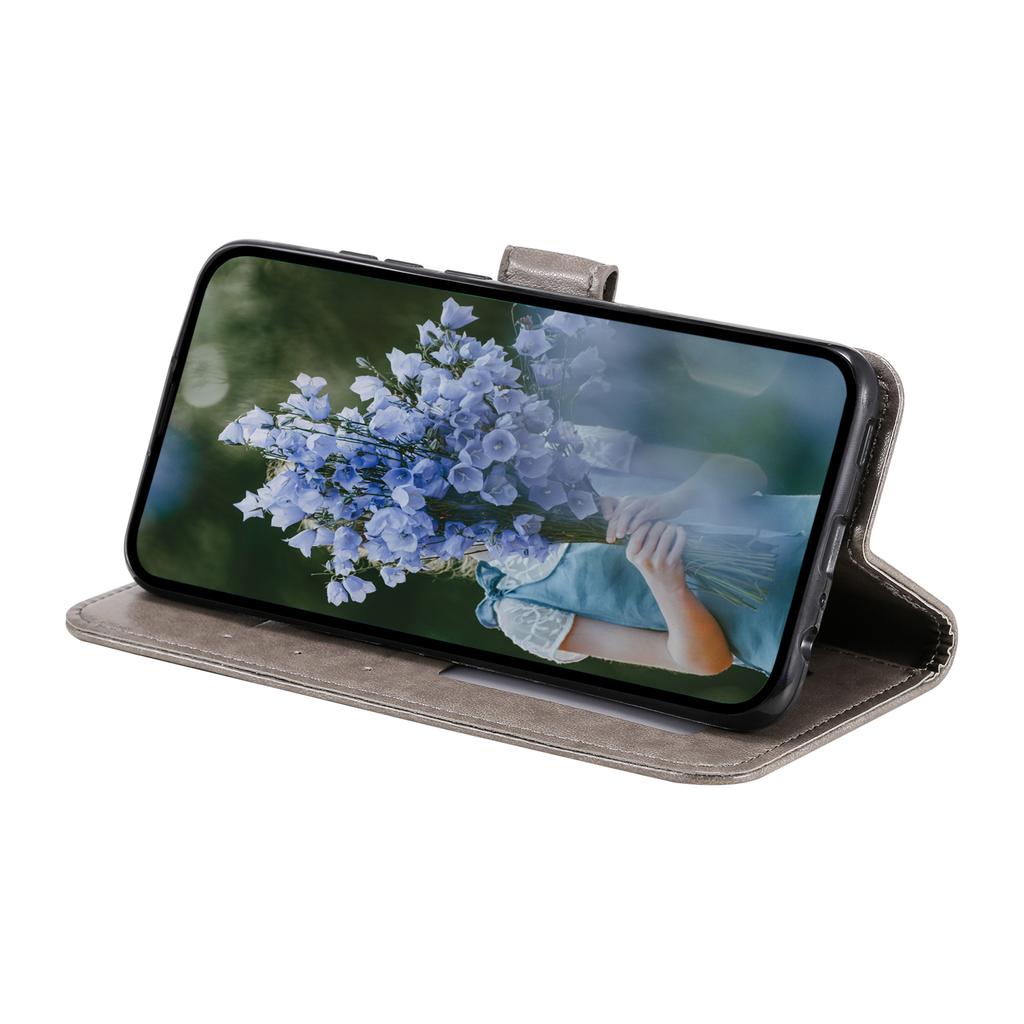 For Xiaomi 13 Lite/Civi 2 5G Imprinted Mandala Flower Pattern Leather Phone Case Wallet Stand Phone Cover with Strap