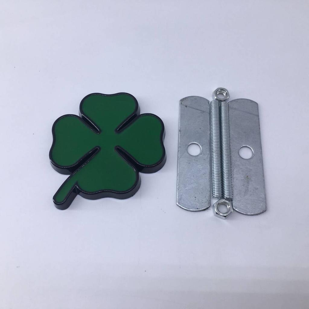 Insignia de Rejilla del Capó Delantero DASM1 para Alfa Romeo | Pegatina Emblema de Trébol de Cuatro Hojas y Serpiente Giulietta Mito Stelvio Estilo Exterior del Coche
