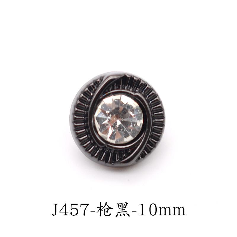 Hochwertige Metallknöpfe, Hochwertige Hemdknöpfe, Kragenknöpfe, Wollstrickjacke, Goldene Glas-Diamantknöpfe