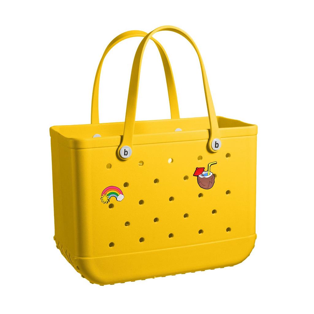 Hole Bag Travel Outdoor Wear-resistant Beach Bag With Stickers