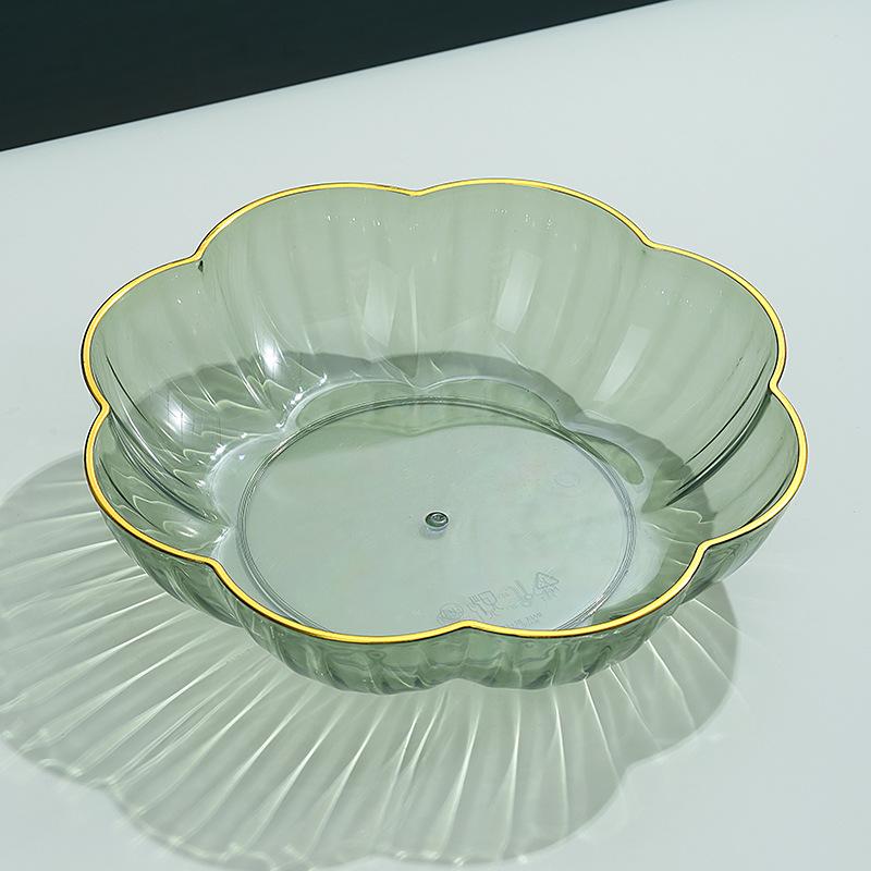 Fruit Plate Household Living Room Coffee Table Fruit Plate High-End Fruit Basin Plate Snack Plate Fruit Basket Fruit Basin