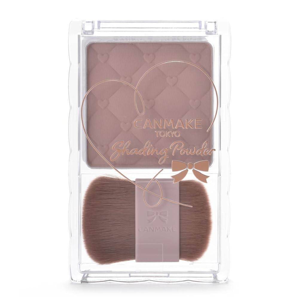 CANMAKE Shading Powder 01 Danish Brown 4.4g - Contour Makeup for Defined Features