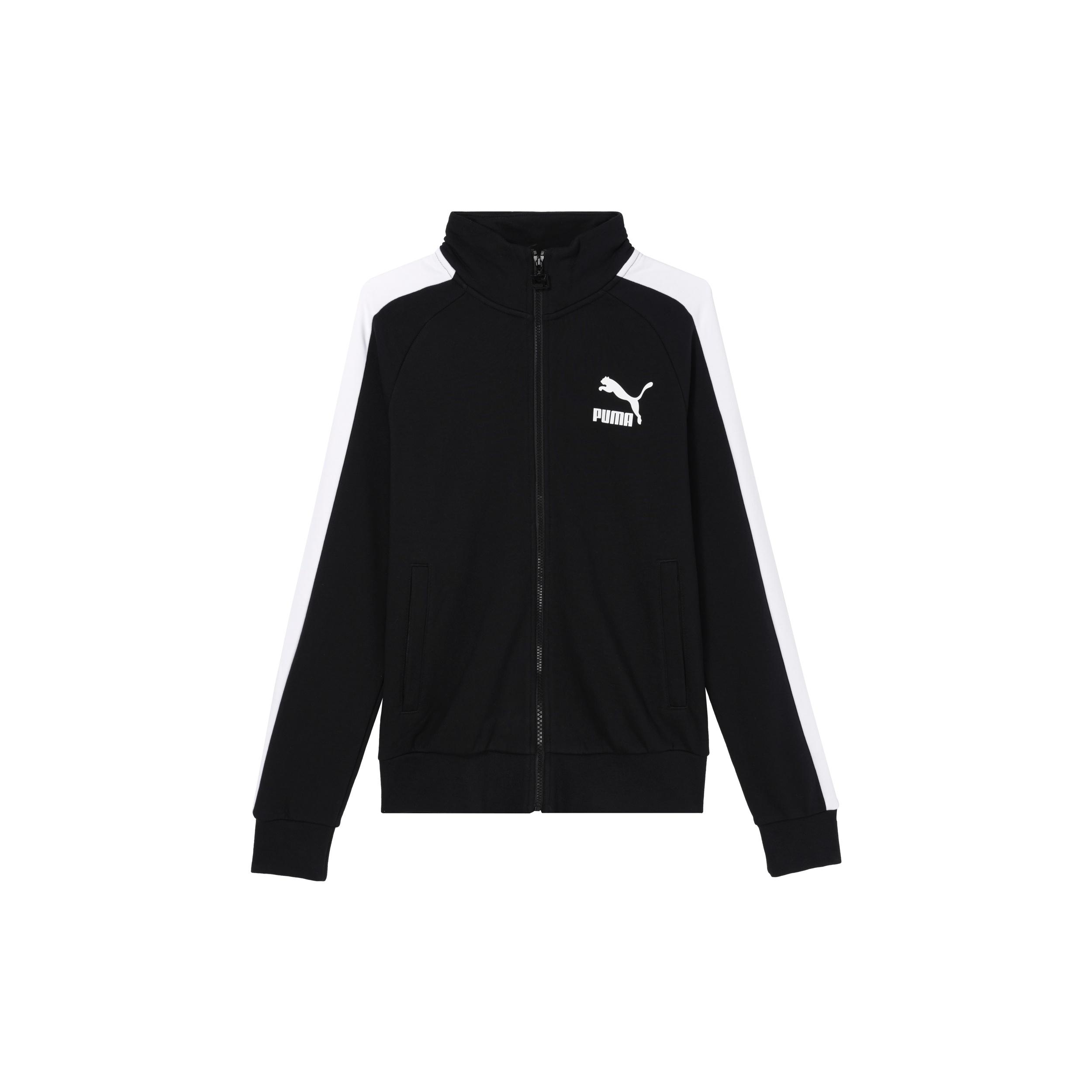 PUMA Iconic T7 Track Top FT Knit Jacket Black Men s 599331-01 S