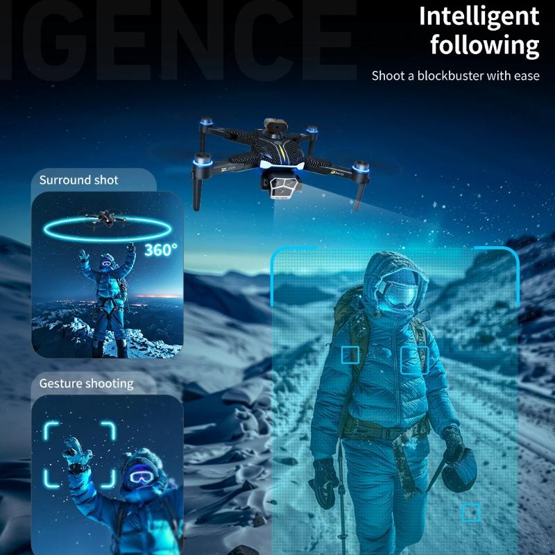 2026 New GPS Z103 Drone 360° Obstacle Avoidance Professional 8K Three Axis Self Stabilization HD Camera Brushless RC Folding Quadcopter Toy Gifts