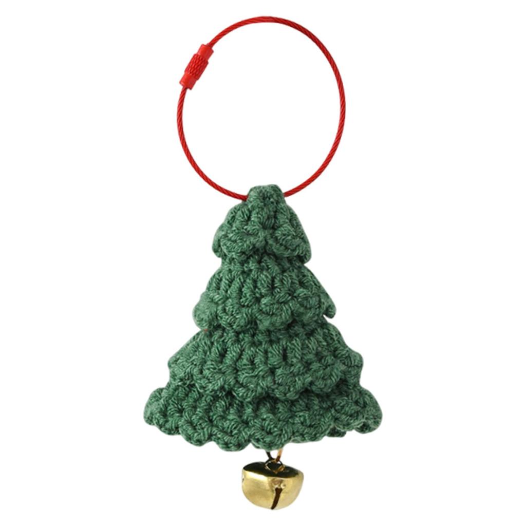 Christmas Tree Hanging Ornament Gift DIY Lightweight Knitted Reusable Christmas