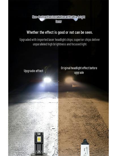 Kompatible LED-Scheinwerfer für Fahrzeuge: H7, H11 (Abblendlicht), H1 (Fernlicht), H4 (integriert hoch/niedrig), 9005 (Laser-).