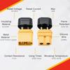 XT60 Upgrade 10 Pair XT60H Male Female Bullet Connectors with Sheath for RC Planes Car Lithium Battery