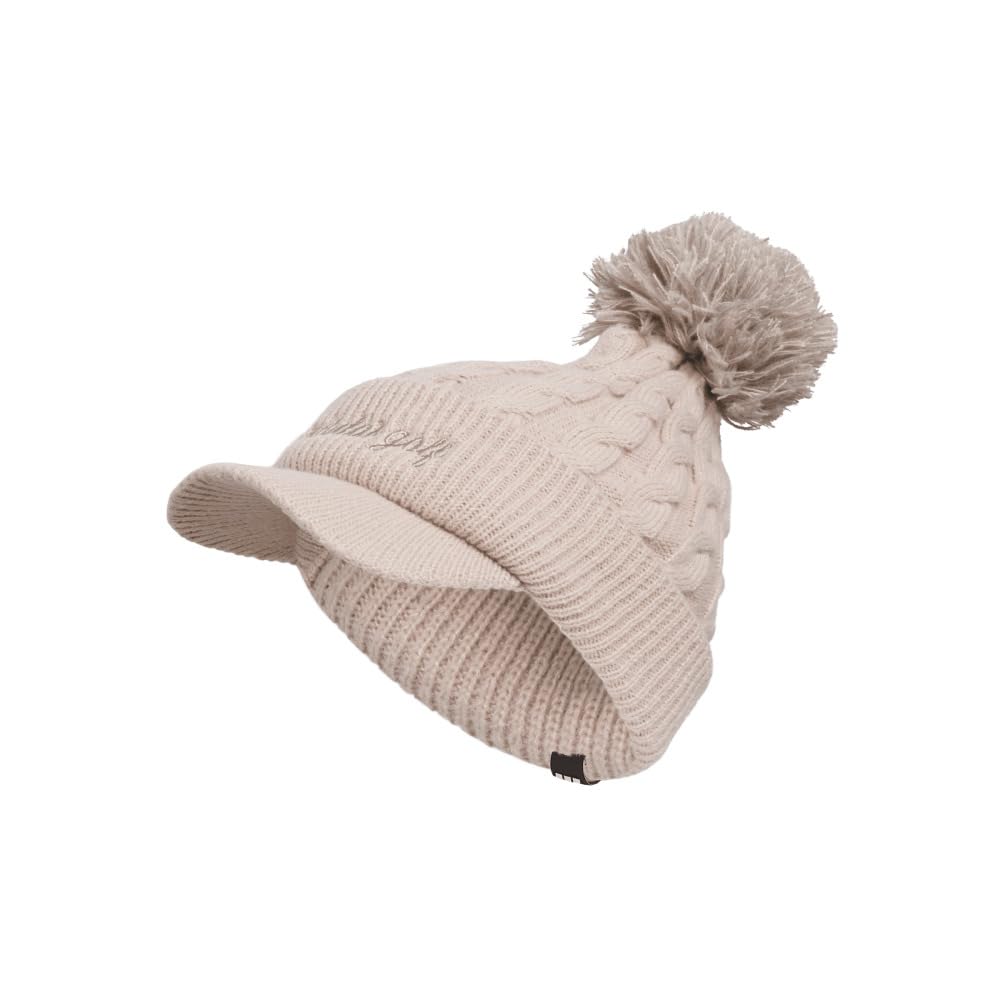 

Adidas Golf Wonder Tarp Golf Beanie with Brim Pom-Pom