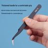 LongMaZu ESD-15 Anti-static Bent Tip Tweezers